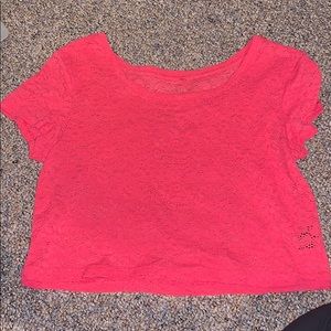 Floral print crop top